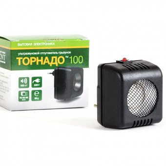 Ультразвуковой отпугиватель грызунов Торнадо 100 (Торнадо М)