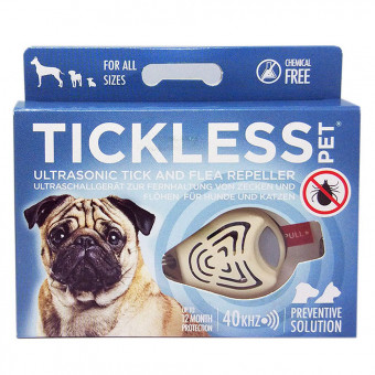 Отпугиватель клещей для собак Tickless Pet бежевый